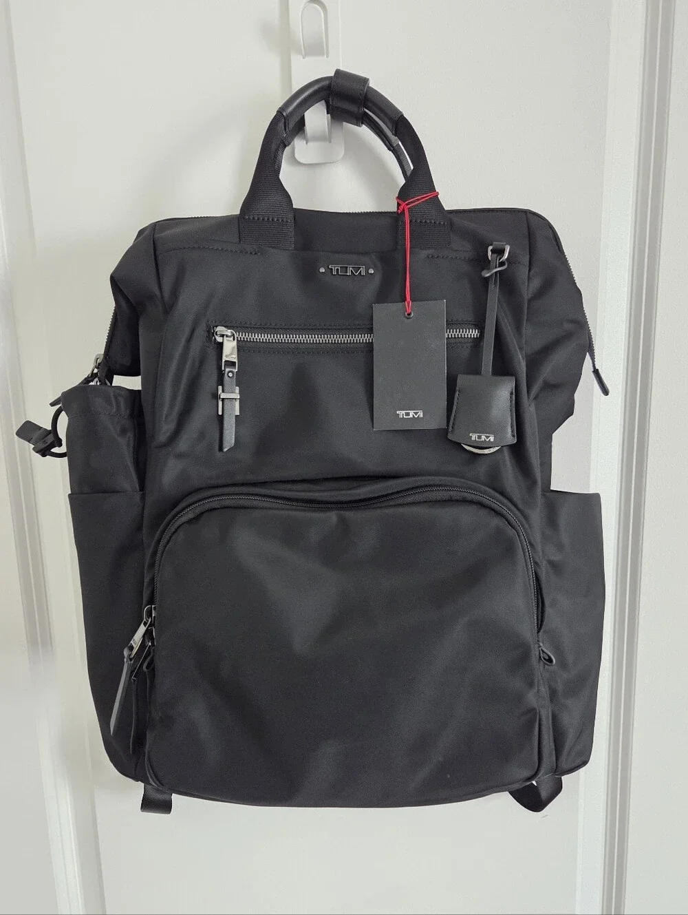 NEW TUMI Irma Framed Backpack, Nylon Backpack Tote